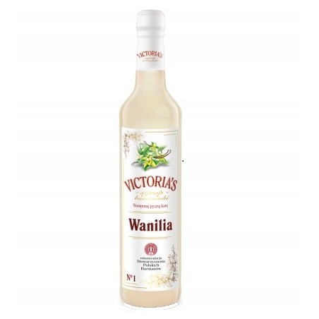 Syrop barmański Victoria s waniliowy 490ml