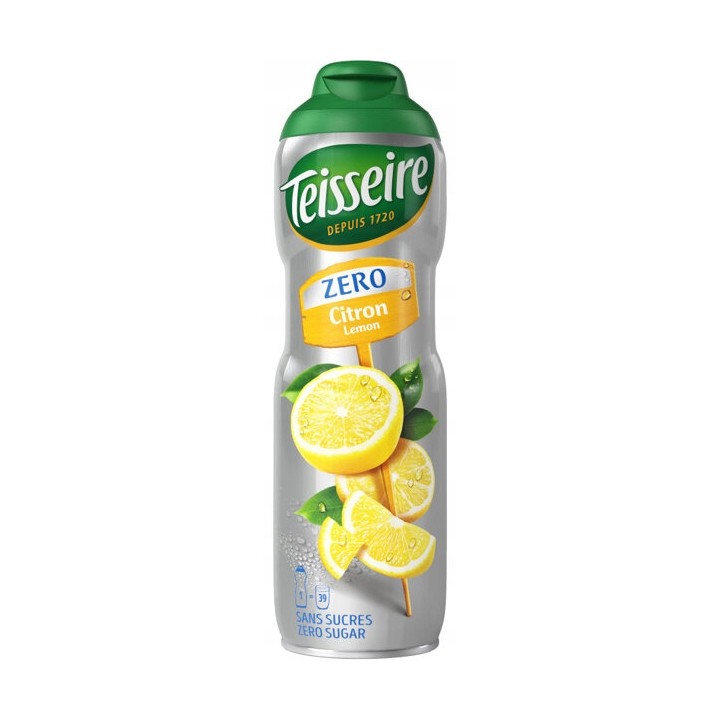 Syrop Teisseire Lemon 600ml Cytrynowy Bez Cukru koncentrat do wody drinkówAMK