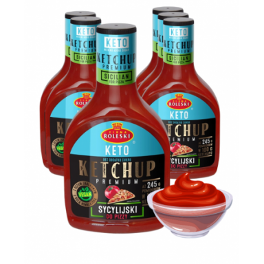 Sycylijski ketchup keto Roleski 6x 425g ketchup bez...