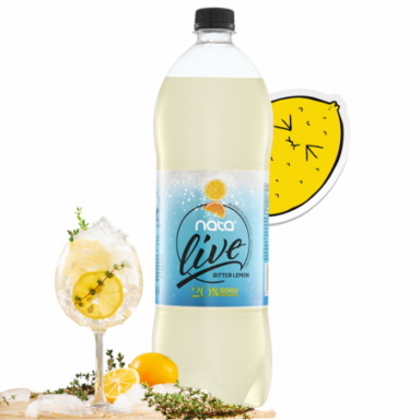 Napój zawartością soku gazowany bitter lemon NATA...