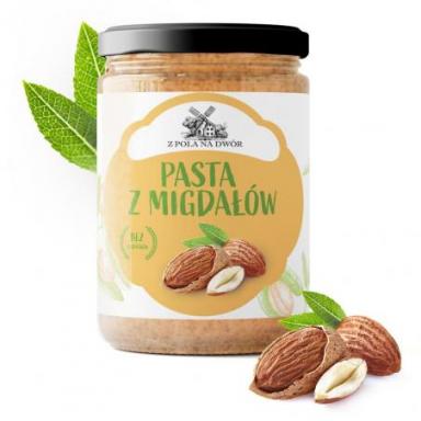 Masło migdałowe 900g Krem pasta z migdałów 100%...