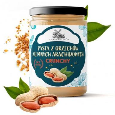 Masło orzechowe crunchy peanut butter 900g pasta z...