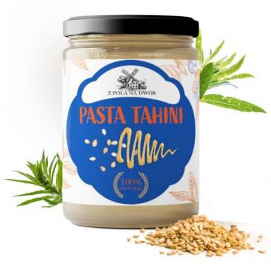 Tahini pasta sezamowa naturalne masło 100 % z ziarna...