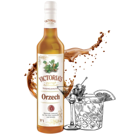 Syrop koncentrat barmański Victoria's Orzech do drinków 490ml Cymes AMK!24