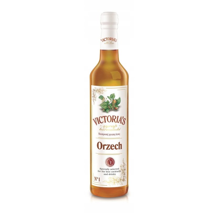 Syrop koncentrat barmański Victoria's Orzech do drinków 490ml Cymes AMK!24