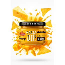 Roleski Dip Serowy Sos Do Nachos Chipsów Frytek Burgerów 220g Salsa Dip