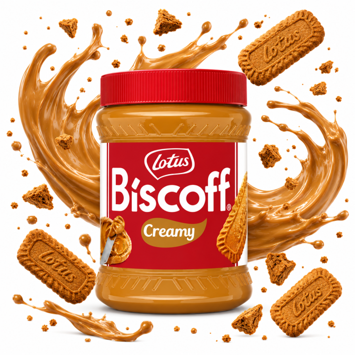 Lotus Biscoff Creamy 400g Krem do Smarowania z Ciasteczek Lotus Do Deserów