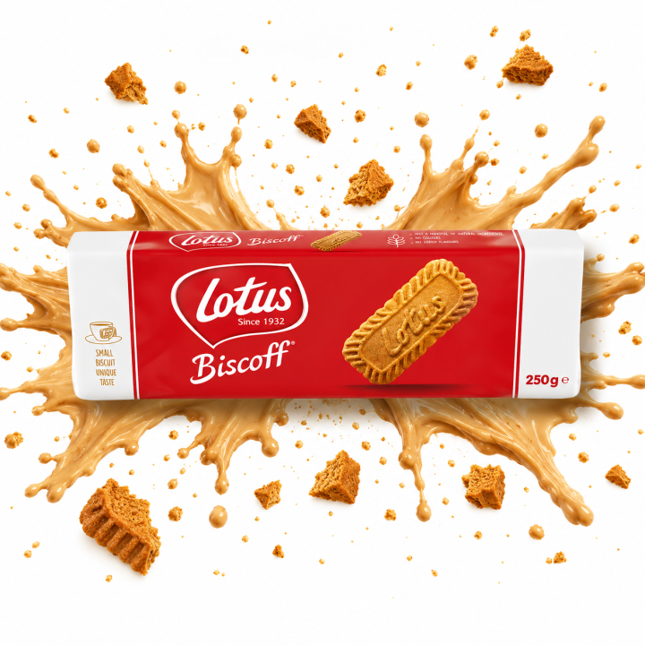 Lotus Biscoff Karmelizowane Ciasteczka Belgijskie 250g Herbatniki Korzenne