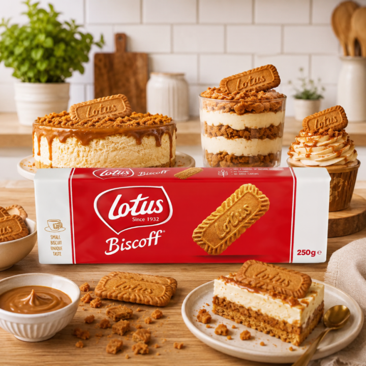 Lotus Biscoff Karmelizowane Ciasteczka Belgijskie 250g Herbatniki Korzenne