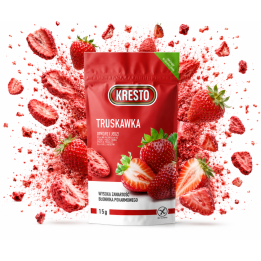 Truskawka liofilizowana bezglutenowa KRESTO 15g chrupiąceAMK