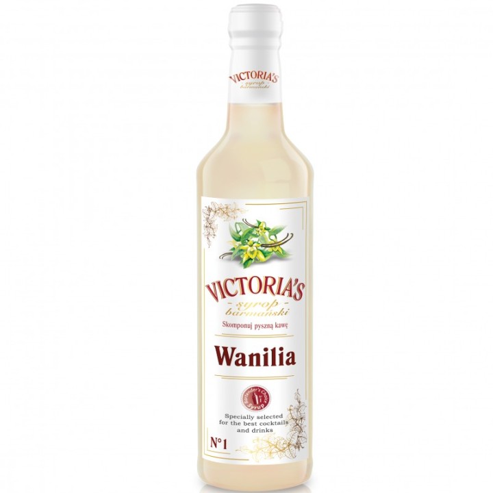 Syrop barmański Victoria's waniliowy 490 ml victoria do drinków waniliaAMKPL