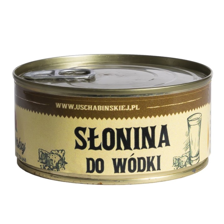 Słonina Wojskowa Wieprzowa 300g w Puszce Tradycyjna Polska Zakąska AMK