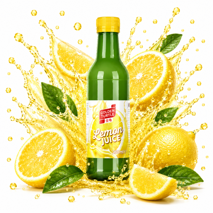 Sok z cytryny koncentrat Golden Turtle 250 ml 100% soku AMK