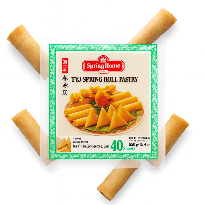Ciasto Spring ROLL na tajskie sajgonki 550 g, 40 arkuszy 215mm Spring Home AMK