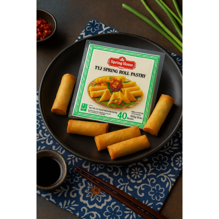 Ciasto Spring ROLL na tajskie sajgonki 550 g, 40 arkuszy 215mm Spring Home AMK