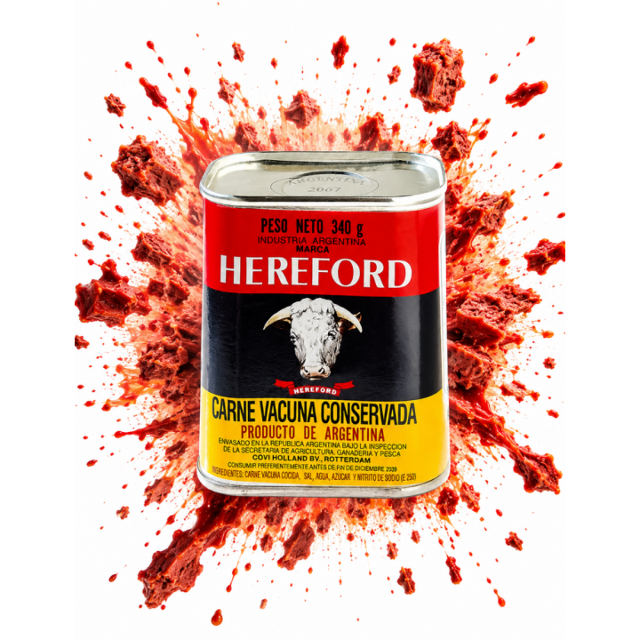 Wołowina Konserwa wołowa Hereford 340g Corned Beef mięso premium AMK