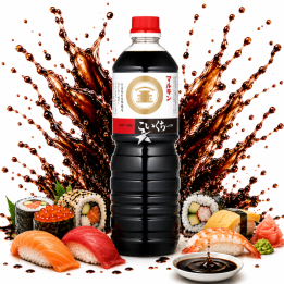 Sos Sojowy Ciemny Koikuchi Marukin 1L Japoński azjatycki sos do sushi i dań TO AMK