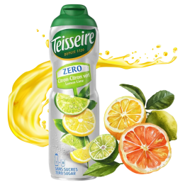 Syrop koncentrat LEMON LIME BEZ CUKRU 600ml syrop cytryna limonka TEISSEIRE AMK