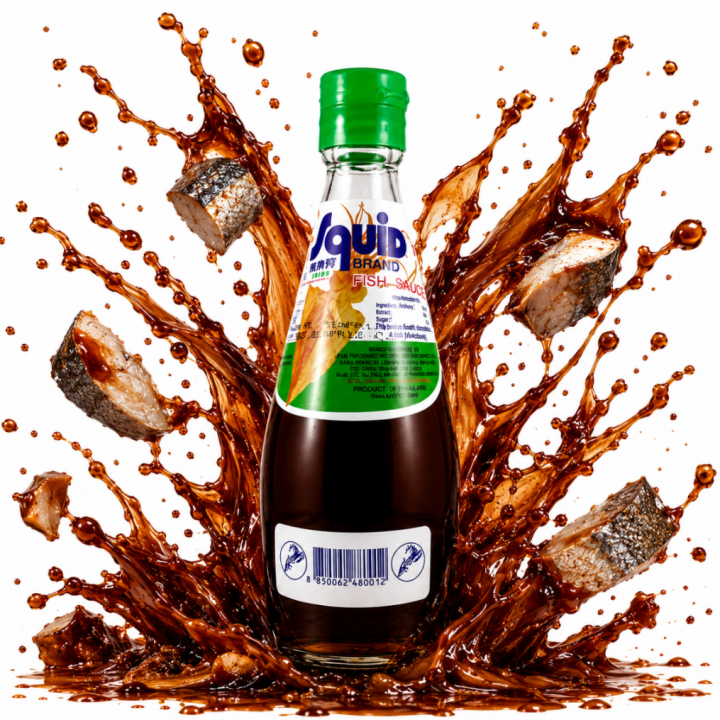 Sos Rybny SQUID 300ml oryginalny smak Azji, najwyższa jakość SQUID FISH AMK