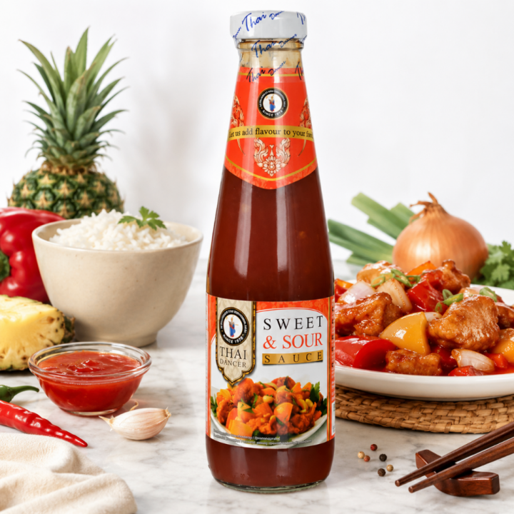 Sos słodko kwaśny Thai Dancer 300ml – Sweet & Sour orginalmny z Tajlandia AMK