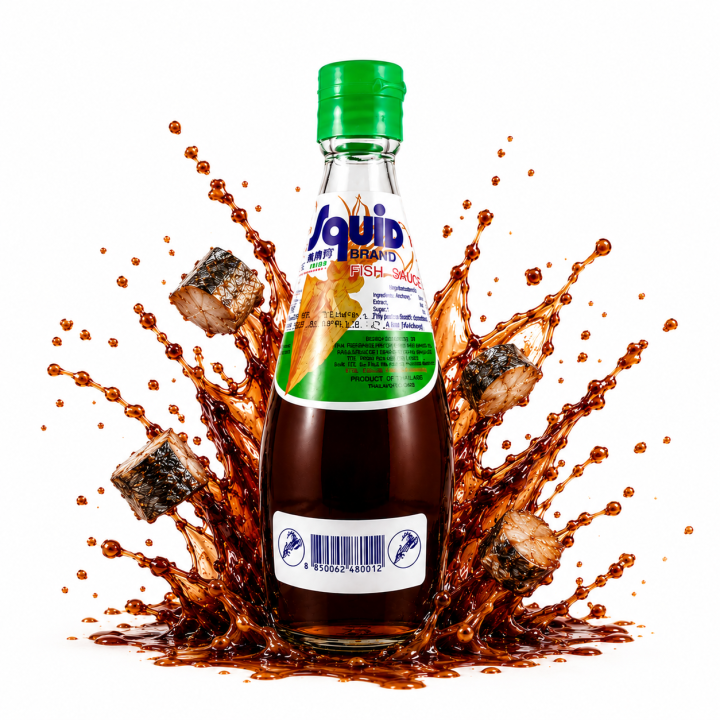Sos Rybny SQUID 300ml oryginalny smak Azji, najwyższa jakość SQUID FISH AMK