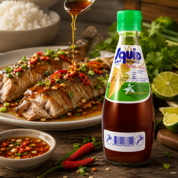 Sos Rybny SQUID 300ml oryginalny smak Azji, najwyższa jakość SQUID FISH AMK