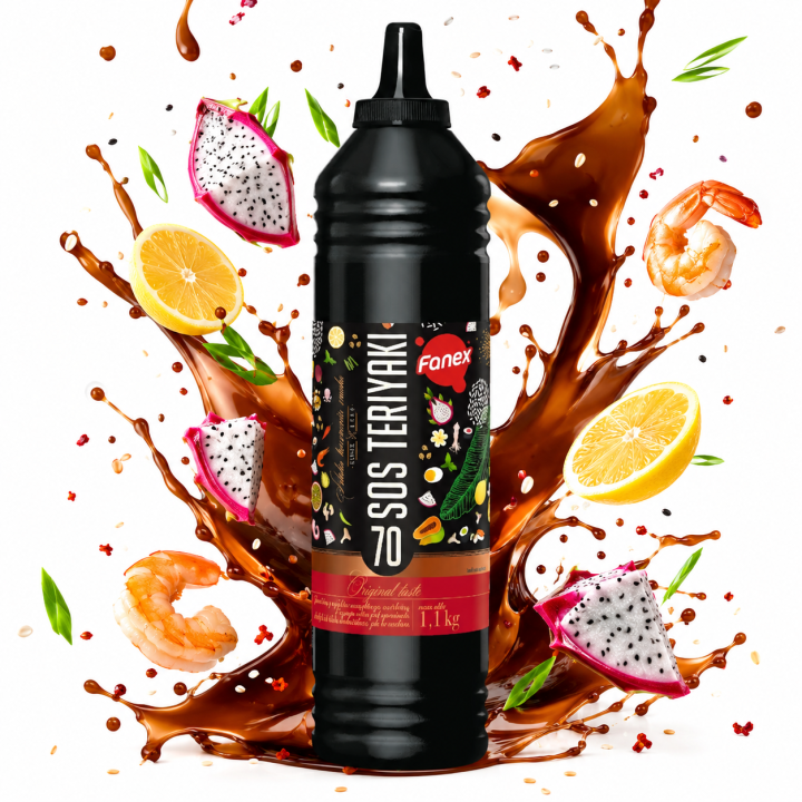 Fanex Sos Teriyaki Orientalny 1,1kg Do Dań Azjatyckich Gastronomiczny