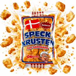 BBQ Barbecue Boczek Smażony Snacki Wieprzowe Chipsy Bekonowe Skórka 150gAMK