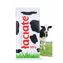 Mleko w proszku pełne 500g Łaciate zawartość tłuszczu 27% do deserów AMK