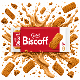 Lotus Biscoff Ciasteczka Karmelizowane 124 g Do Kawy i Deserów Belgijskie