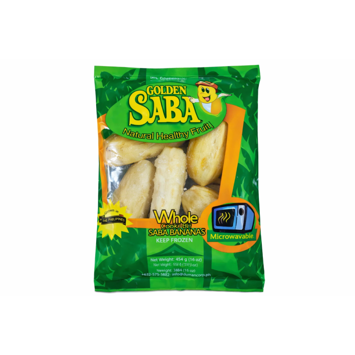 Banany Saba Gotowane Całe 454 g Mrożone Kuchnia Filipińsk BANANY SABA AMK