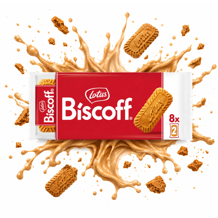 Lotus Biscoff Ciasteczka Karmelizowane 124 g Do Kawy i Deserów Belgijskie
