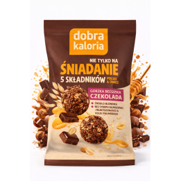 Dobra Kaloria kulki owsiane z miodem i gorzką czekoladą 40 g