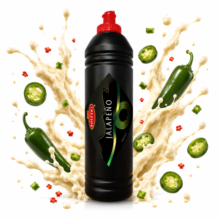 Roleski Jalapeno 1,03kg Sos Do Burgerów Tortilli Kebabów Grill Ostry  Wrap