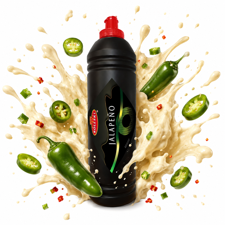 Roleski Jalapeno 1,03kg Sos Do Burgerów Tortilli Kebabów Grill Ostry  Wrap