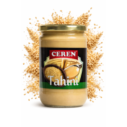 Tahini Pasta Sezamowa 300g 100% Sezam Do Hummusu Turecka Ceren Naturalna