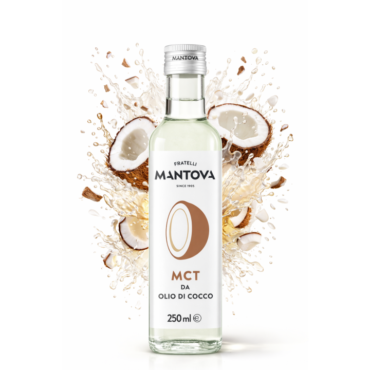 Mantova Olej Kokosowy Płynny 250 ml 100% Kokosowy Premium FIT