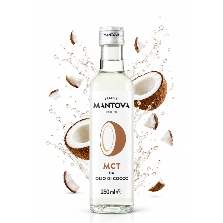 Mantova Olej Kokosowy Płynny 250 ml 100% Kokosowy Premium FIT