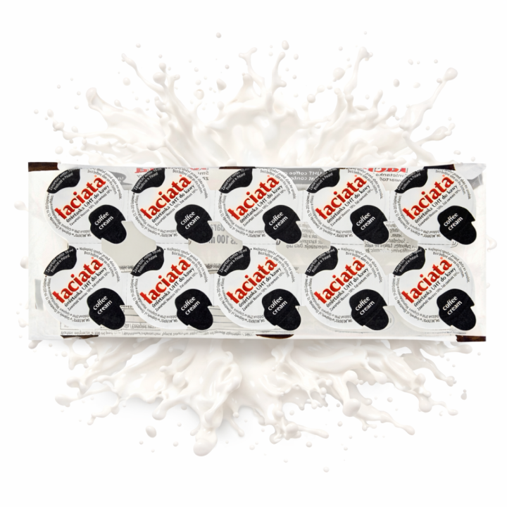Łaciata Śmietanka UHT do kawy mleczko 10% 10 ml coffee cream szot