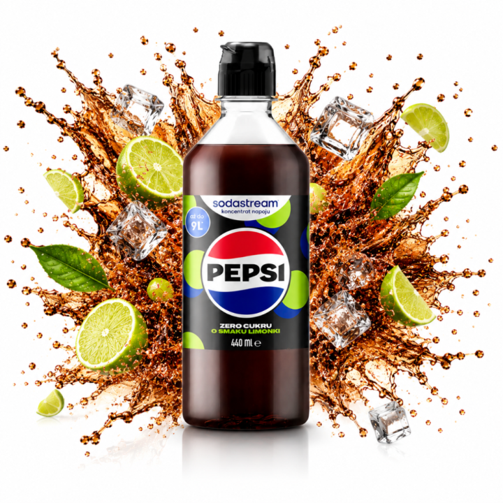 Koncentrat SodaStream Pepsi Lime Zero 440 ml do Saturatora Koncentrat.!
