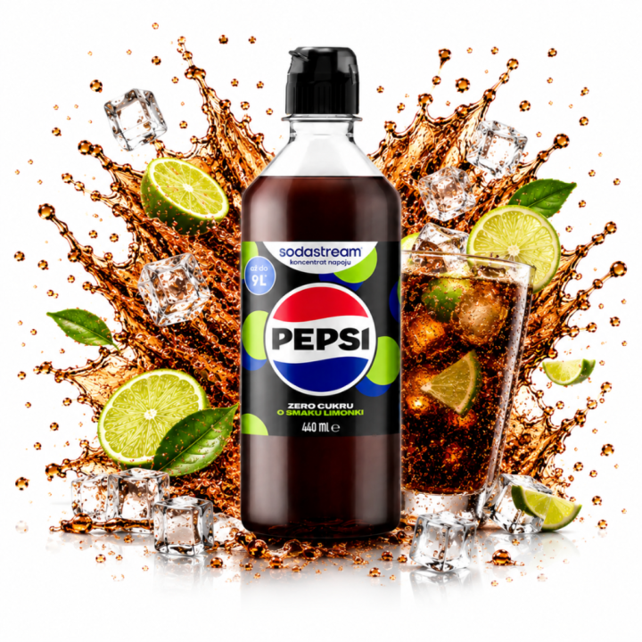 Koncentrat SodaStream Pepsi Lime Zero 440 ml do Saturatora Koncentrat.!