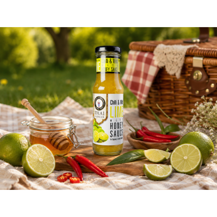 Orientalny Sos Chili z Miodem i Limonką 150 ml Thai Dancer Słodko Pikantny
