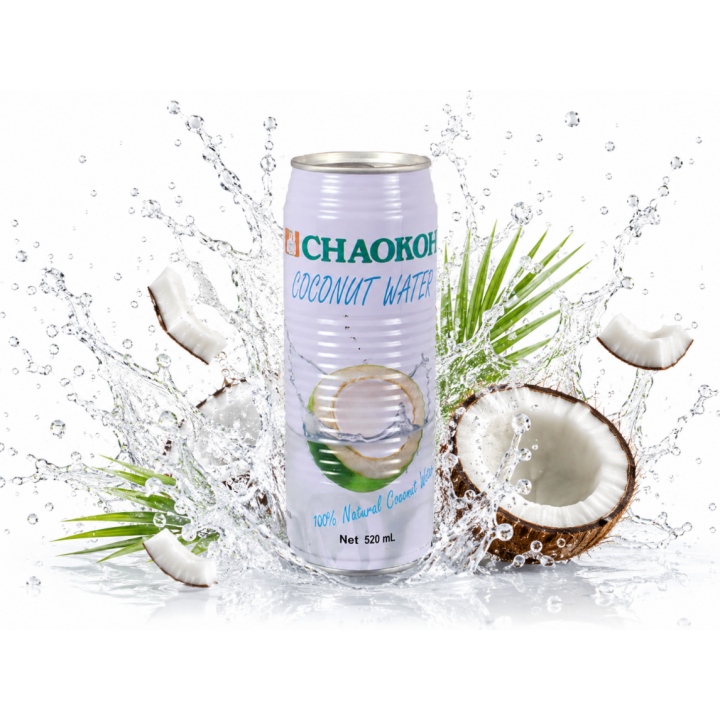 Woda Kokosowa CHAOKOH 520 ml Natural Coconut Water FIT  Kuchnia Azjatycka