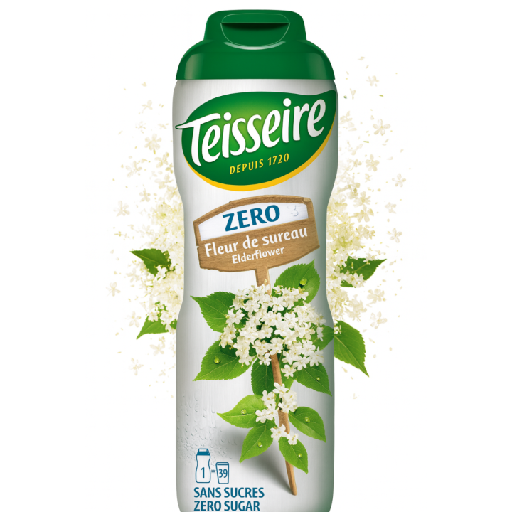 Syrop Kwiat Czarnego Bzu 600ml bez cukru koncentrat do wody drinków koktajli AMK