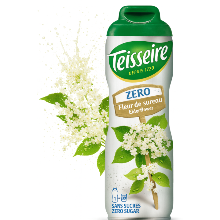 Syrop Kwiat Czarnego Bzu 600ml bez cukru koncentrat do wody drinków koktajli AMK