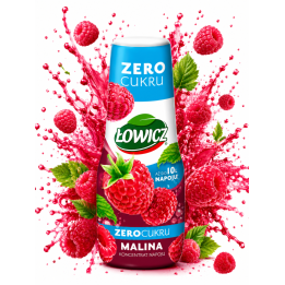 Łowicz Malina Zero Cukru 500ml Syrop Do SodaStream FIT Syrop Malinowy