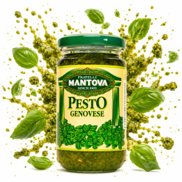 Mantova Pesto Genovese 190g Włoskie Pesto Bazyliowe Do Makaronu Bazylia