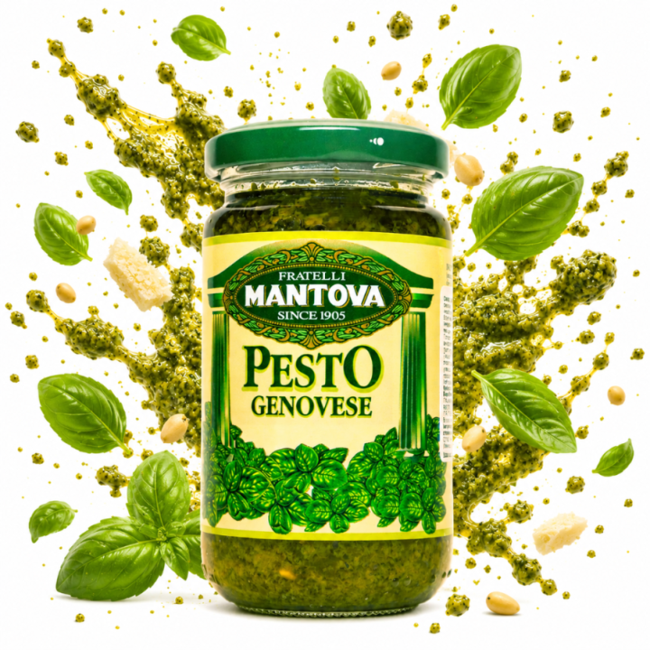 Mantova Pesto Genovese 190g Włoskie Pesto Bazyliowe Do Makaronu Bazylia