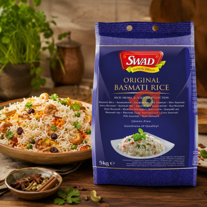 Ryż Basmati Długoziarnisty 5 kg Do Curry z Indii Premium SWAD
