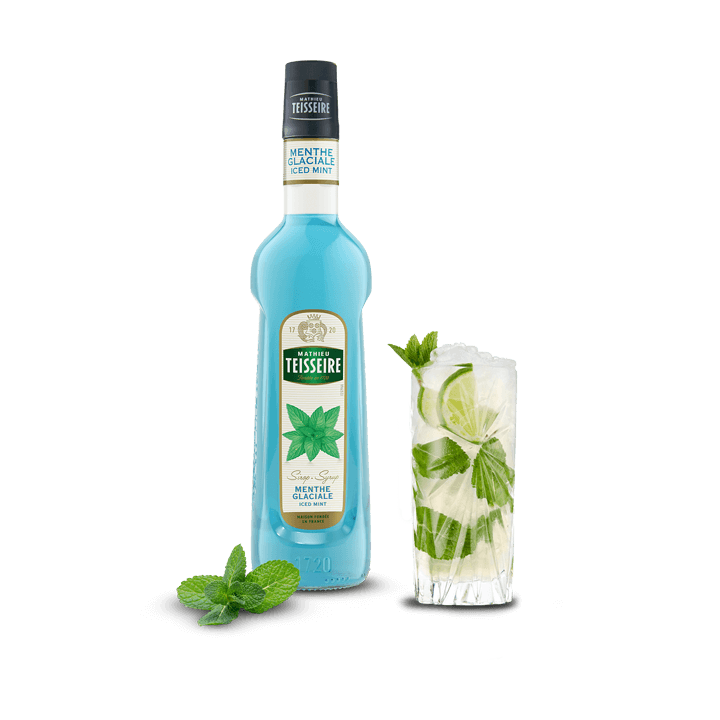 Syrop barmański ICED MINT 700ml miętowy syrop do drinków deserów TEISSEIRE AMK
